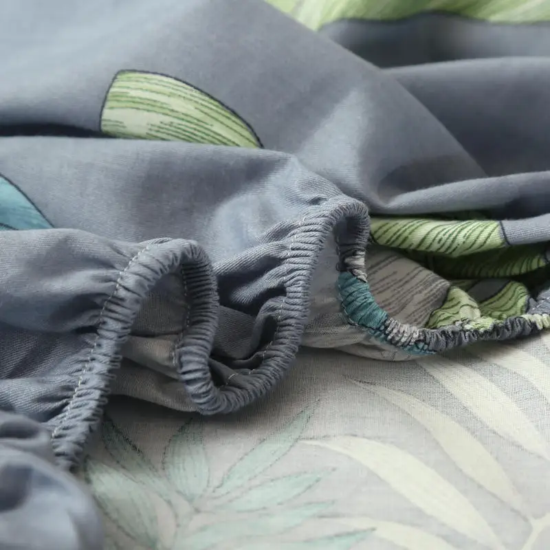 1 шт. хлопковая натяжная простыня с растительным узором постельное белье lencol cama