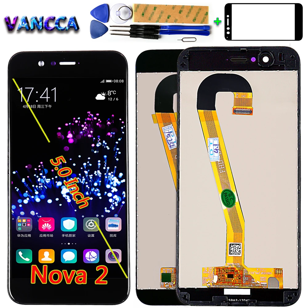 ЖК дисплей Vancca для Huawei Nova 2 5 0 дюйма сенсорный экран с дигитайзером в сборке PIC AL00 L09