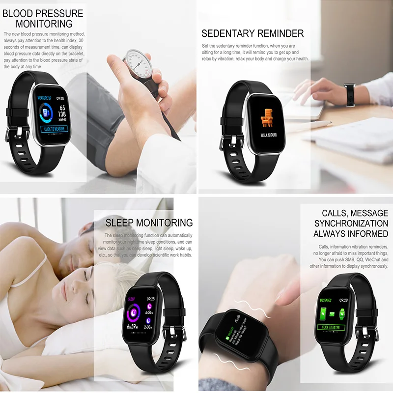 

New Smart Watch X16 Full Touch Screen Watch IP67 waterproof Bluetooth Sport fitness tracker Men Women Smartwatch For Android IOS