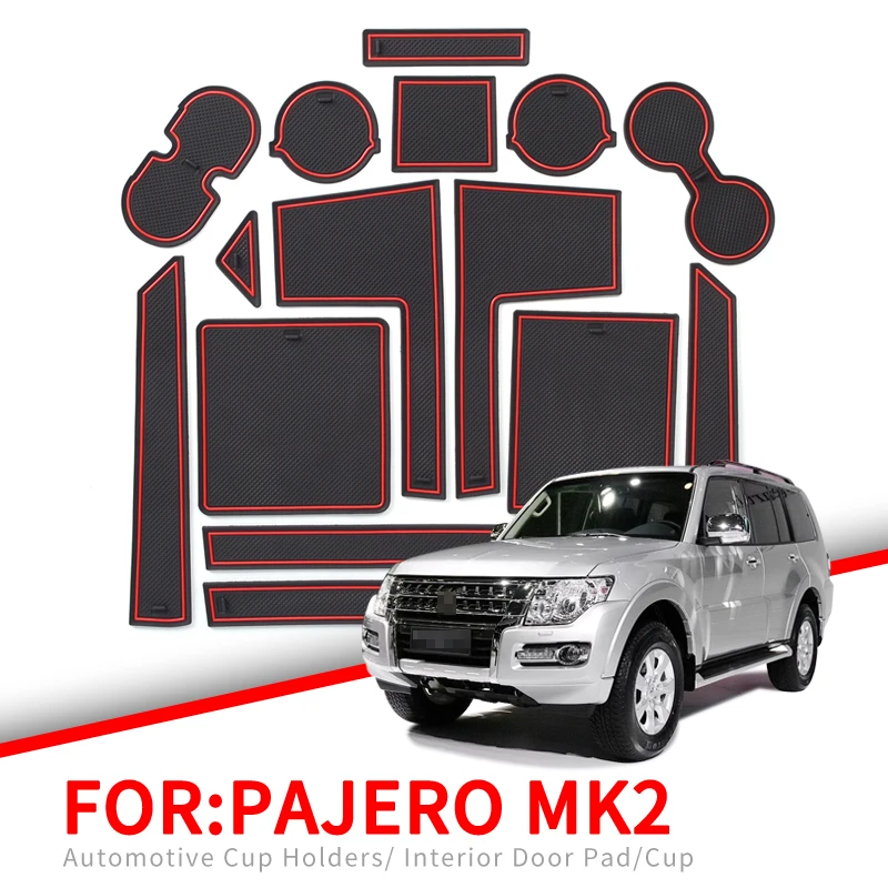 Антискользящий коврик ZUNDUO для подстаканников Mitsubishi Pajero MK2 аксессуары резиновые