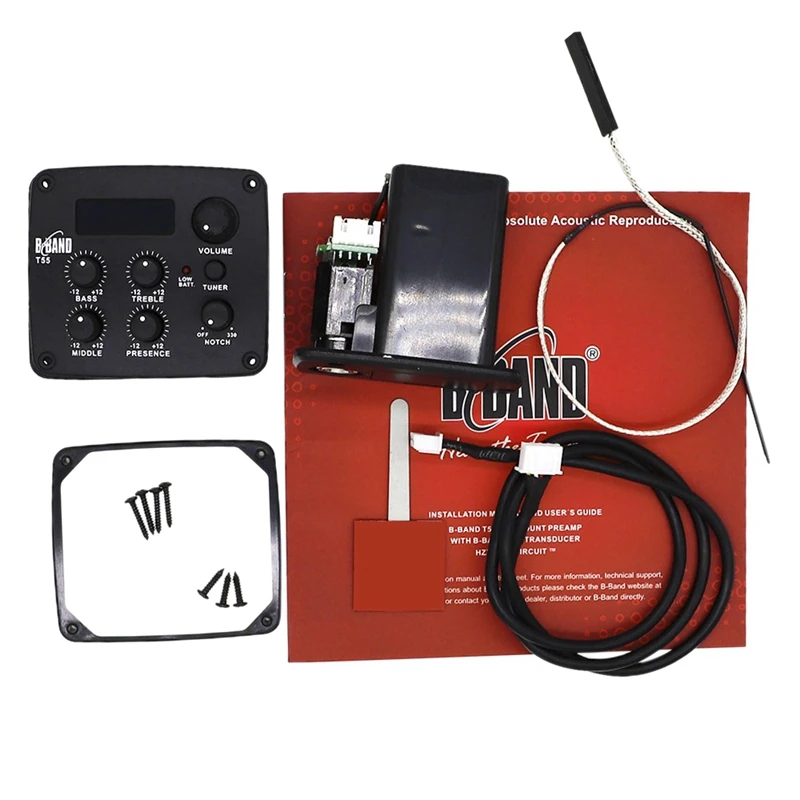Акустическая гитара Пикап экв аксессуары для гитары B BAND T55 пикап электронный