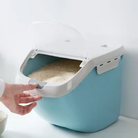 2020hot rice container kitchen food rice storage box flour grain cereal container dust proof kitchen organizer automatic lid