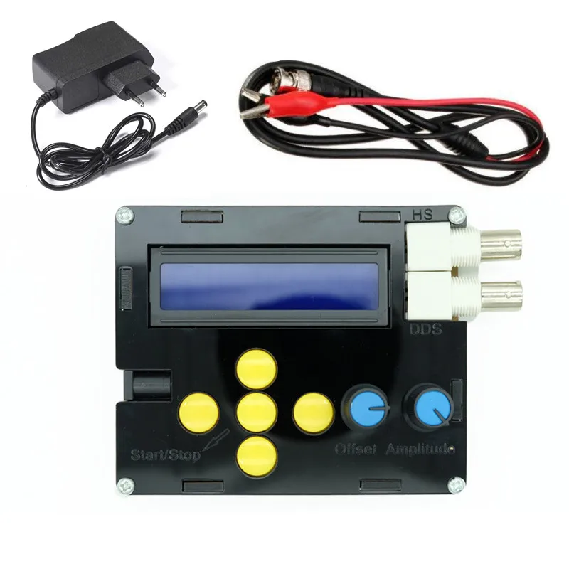 

DDS Function Signal Generator 1602 LCD screen 1HZ-65534Hz Sine Square Triangle Sawtooth Wave Low Frequency