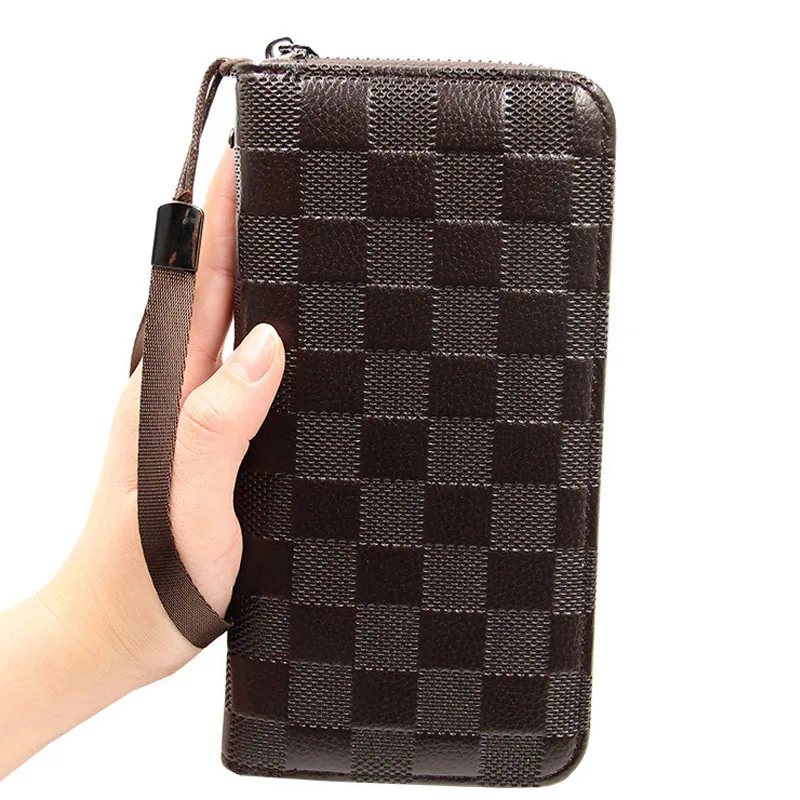 Manufacturers selling men's bags business men handbags bag male leisure high-capacity hand caught zip purse and id holder | Багаж и