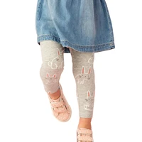 lucashy new baby girls spring autumn leggings western style children trousers rabbit print cotton elastic leggings outfit