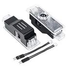 2 светодиодный, Автомобильные светодиодные лампы с логотипом для BMW X1, E84, X3, E83, X5, E70, F15, X6, E71, F16, E81, E87, F30, E90, E91, E92, M3, E60, E61, E63, M5, F10