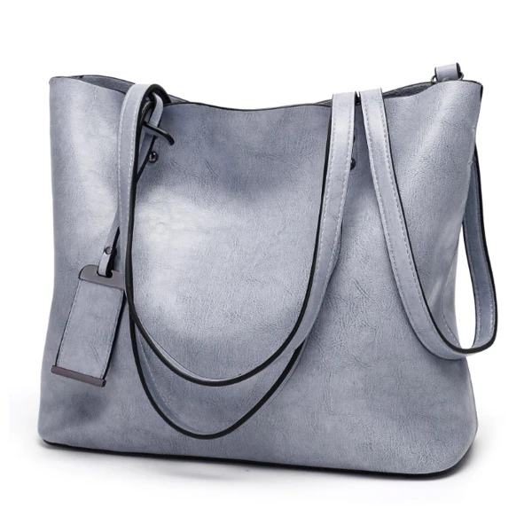 Light blue ACELURE, одноцветные сумки через плечо для женщин, мягкие Повседневные Сумки из искусственной кожи для женщин, универсальные дамские сумки с высокой вместительностью - Цвет: Light blue