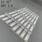 Светодиодная лента для LG LC420DUE, 42LB5500, 42LB5800, 42LB560, INNOTEK DRT 3,0, 42 дюйма, A B 6916L-1710B, 6916L-1709B, 8 шт.комплект