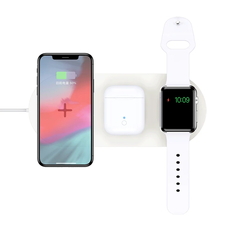 Смарт устройство для быстрой Беспроводной зарядная док станция AirPower 3 в 1 Быстрая