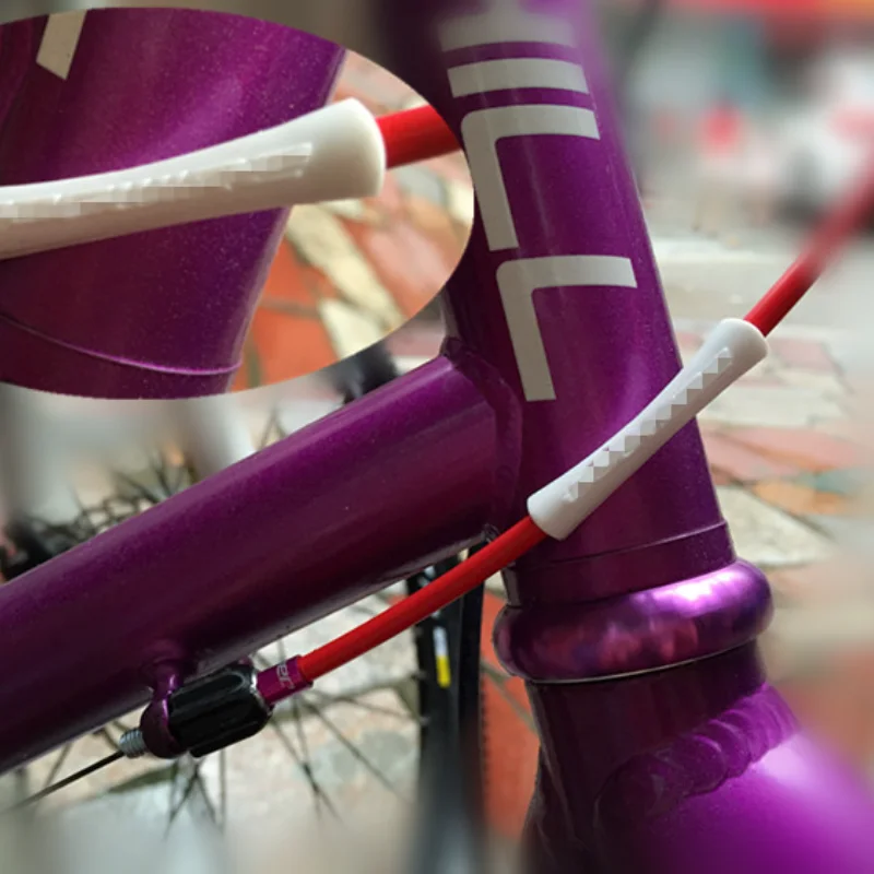 

10 / 30pcs Bicycle Cable Protection Component Shift Brake Rubber Tube Sleeve Frame Protection Anti-Friction Cycle Wiring Tube