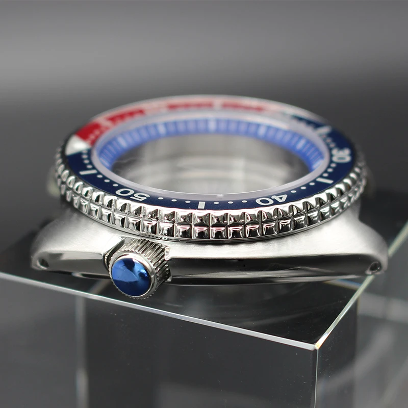 45mm skx007 skx 009 tuna turtle Men's watches case for seiko nh35 nh36 movement 28.5mm dial 316L stainless steel Sapphire glass