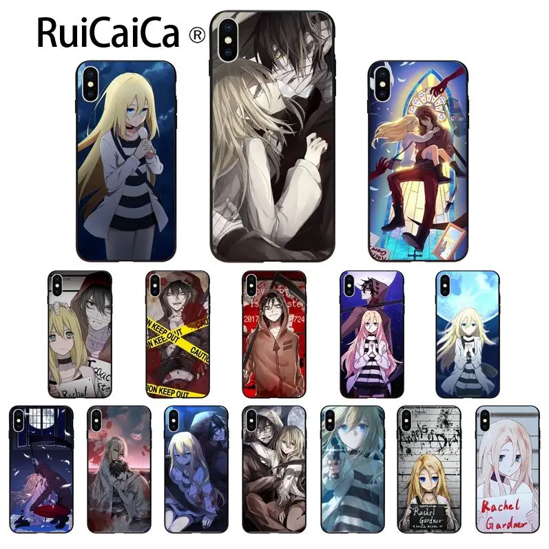 Ruicaica аниме Ангел смерти на заказ фото мягкий чехол для телефона iPhone 8 7 6 6S Plus 5 5S SE XR