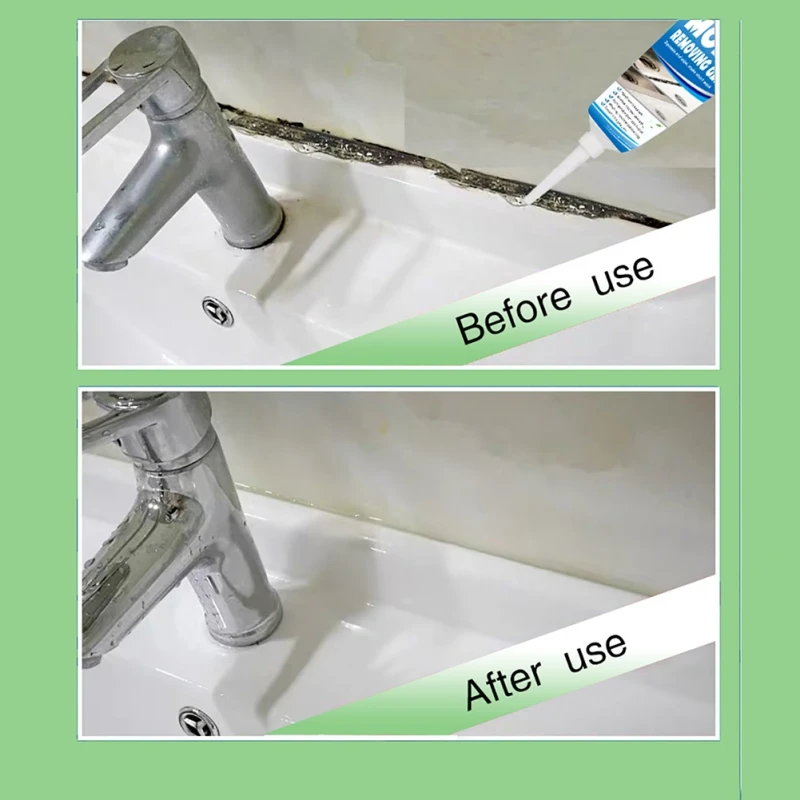 

ZL Household Chemical Mildew Remover Cleaner Wall Mold Ceramic Tile Pool In Addition Cleaner Caulk Gel Mold Remover Gel 80g/90g