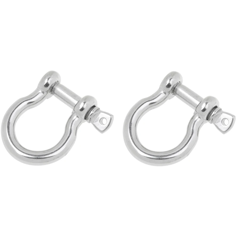 2 шт. лодка цепь такелаж лук скоба в плен Pin 304 нержавеющая сталь 10 мм|Морское