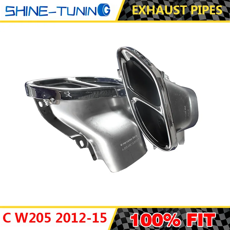 Выхлопные трубы подходят для E coupe W212 C43 C Class W205 C200/C250/C300/C450 GLC43 C207 GLC450 X253 W253 GLE450 GLE43