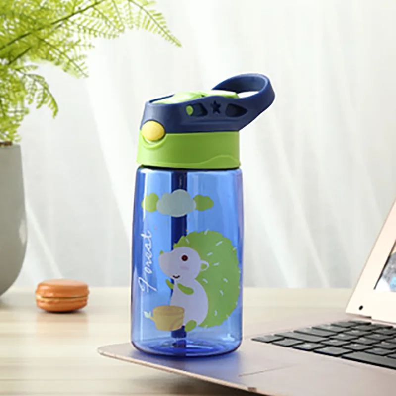 

Fashion Brand Children's Straw Cup Plastic Water Bottles Baby Cartoon Ncreative Student Kettle Water Bottles School Kids