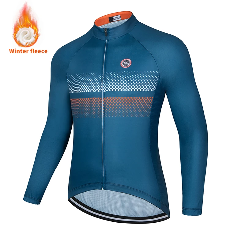 

2022 Winter Fleece Warm Mountain Bike Clothes Bicycle Clothing MTB Bike Cycling Clothing Cycling Jacket Winter Cycling Jersey