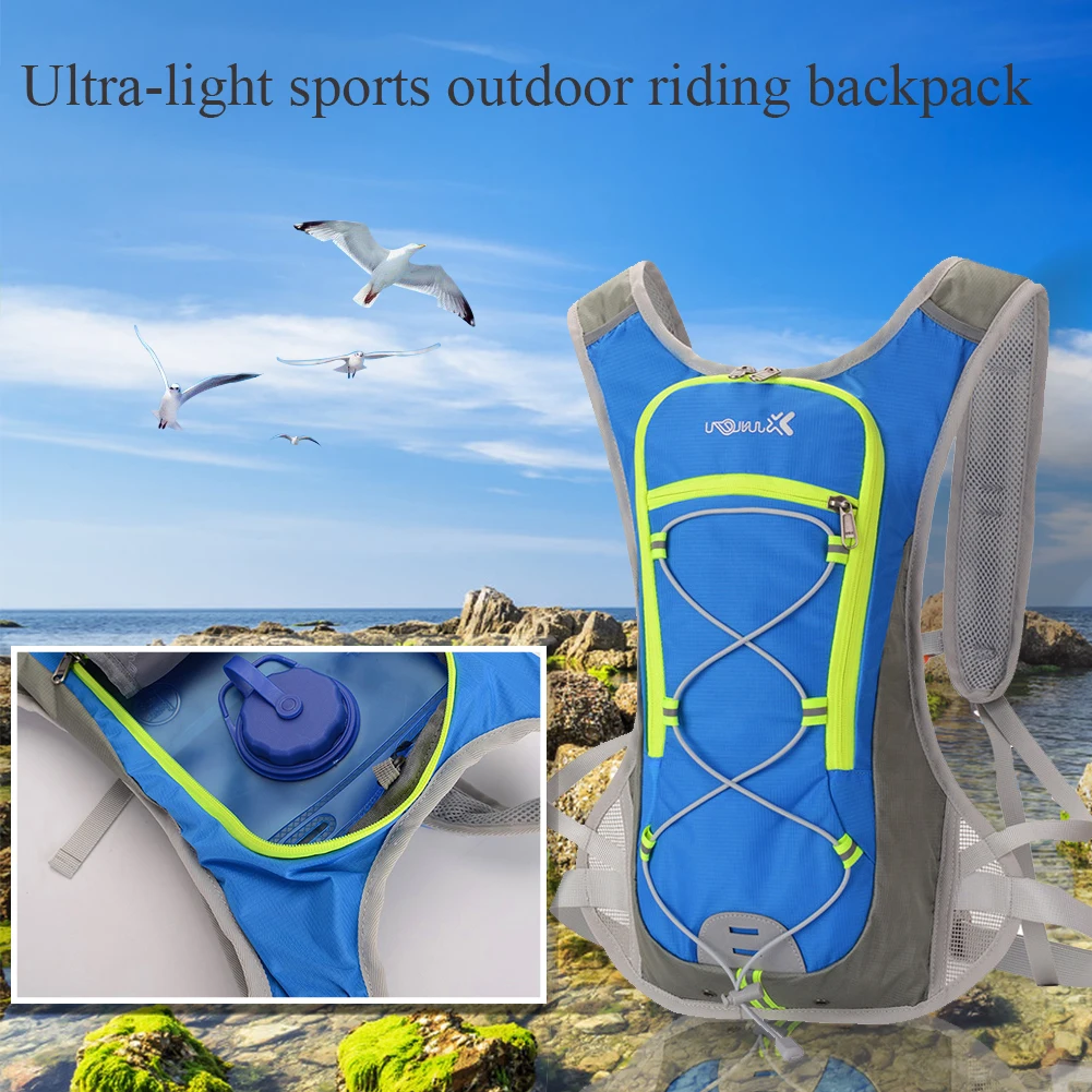 

Men Women Multifunction Waterproof Bag Ultralight Wear Resistant Hydration Pack Outdoor Cycling Nylon Reflective Hiking Portable