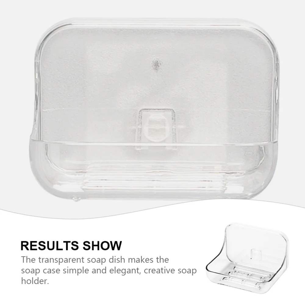 

Self-adhesive Wall Hanging Drainage Soap Boxes Bathroom Punch-free Soap Holders