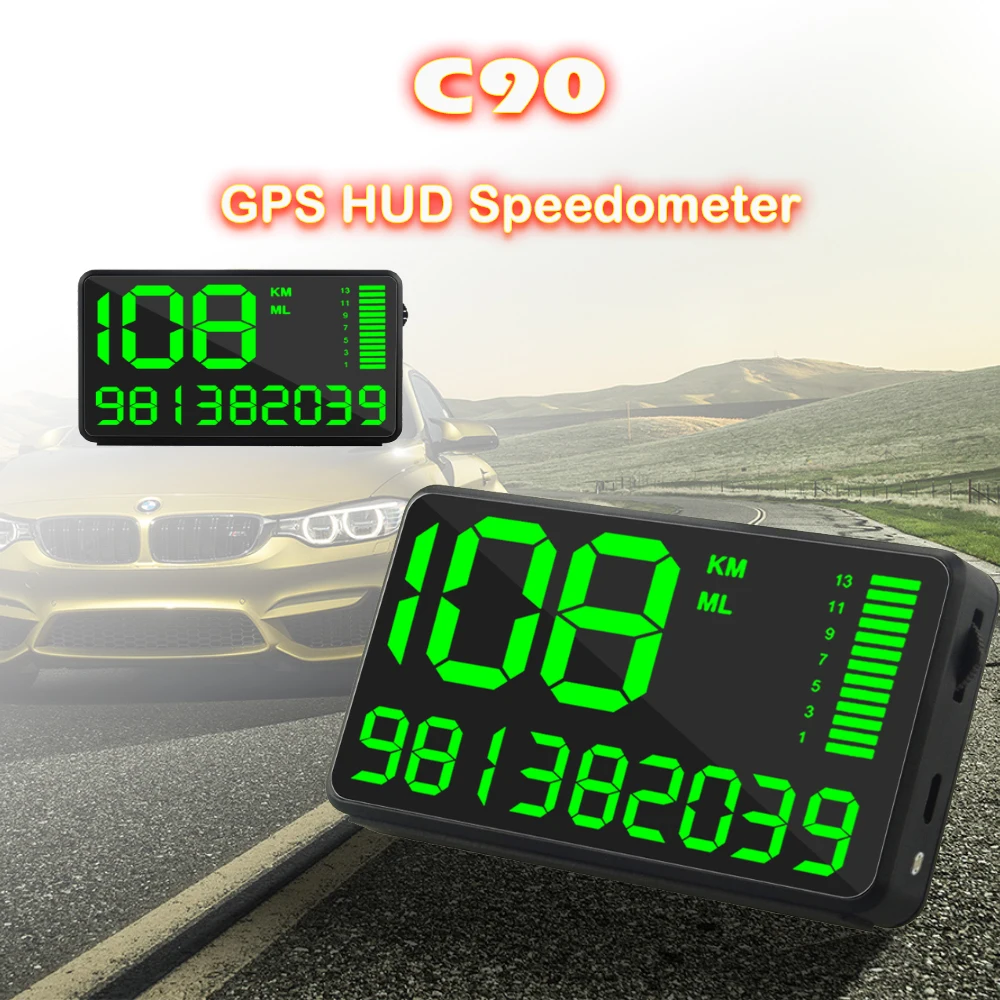 Автомобильный GPS трекер C90 цифровой датчик скорости в реальном времени с