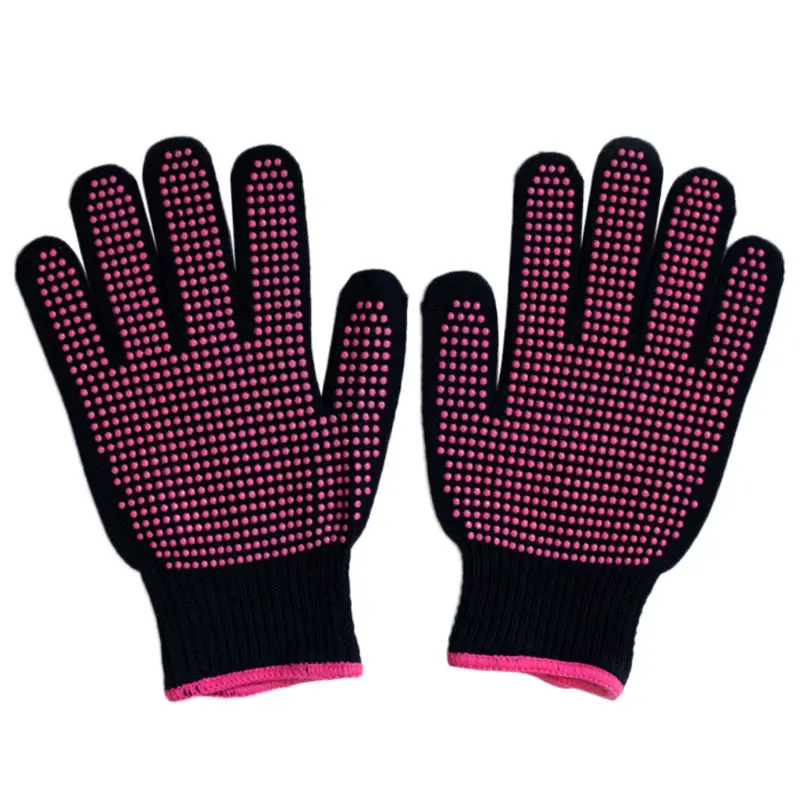 

2021 New 300 Centigrade Heat Resistant BBQ Gloves Cotton Silicone Non-Slip Hair Styling