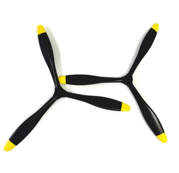 A Pair RC Prop 1050 10 Inch CW CCW Propeller 3 Leaf Blade for B-17 Airplane |