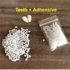 Сделай Сам Экологически чистая смола реквизит для Хэллоуина вечевечерние 1 пара искусственных зубов плюс клейкие протезы реквизит Зубы вампира