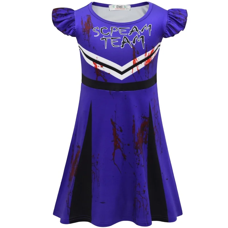 Новинка 2021 Детский костюм для Хэллоуина карнавала маскарада косплея чирлидинга