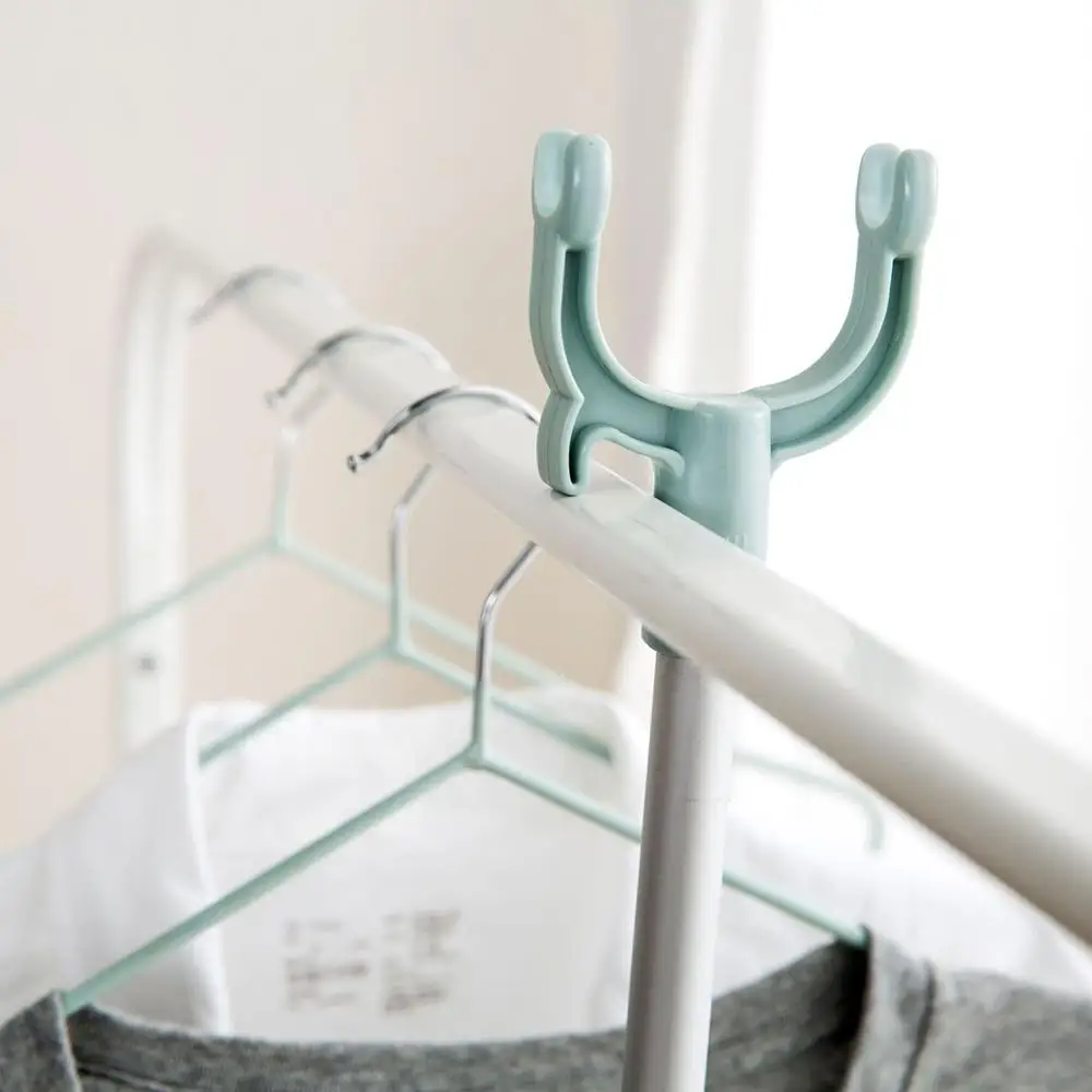 Длинные выдвижные стержни Регулируемая Вешалка для одежды с вешалкой железная