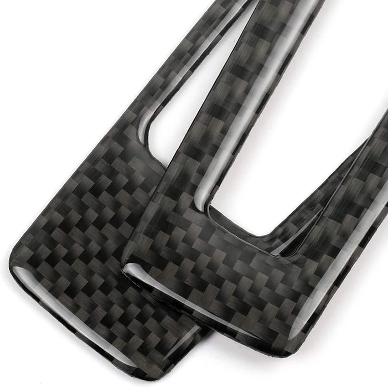 

3 PCS Car Carbon Steering Wheel Key Frame Sticker, Car Interior Modification Parts for Ford Mustang 2009-2013