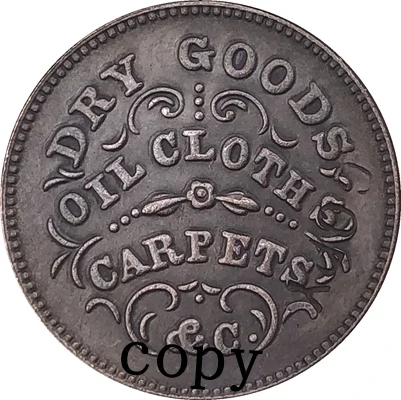 Копии монет времен Гражданской войны США 1863 #10|Безвалютные монеты| |