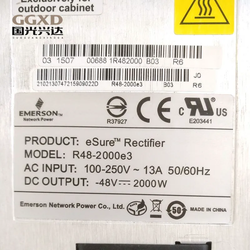

100% original R48-2000E3 48V 2000W Smart Rectifier Module R48-2000A3 M221S M222S For Netsure 531 A41