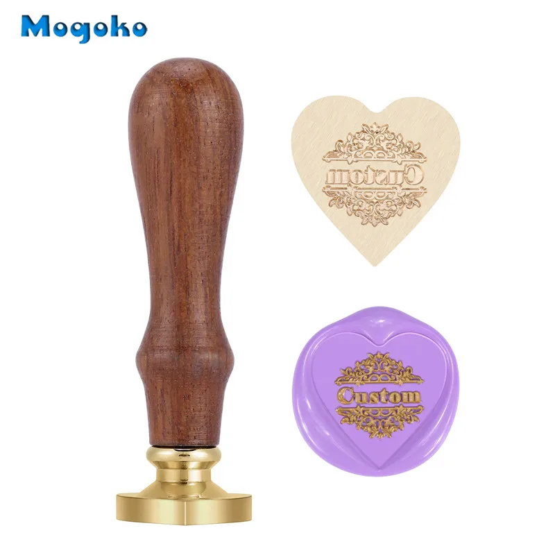 Штампы Mogoko с индивидуальными буквами и логотипами винтажные Ретро штампы