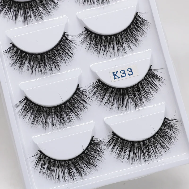 5 пар Ресницы из норки 25 мм|Накладные ресницы| |