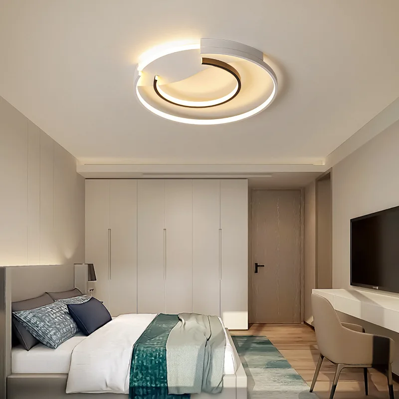 

High Quality Aluminum Round LED Ceiling Light Modern Livingroom Dining Room Bedroom Simplicity Ceiling Lamps Fashion Lighting