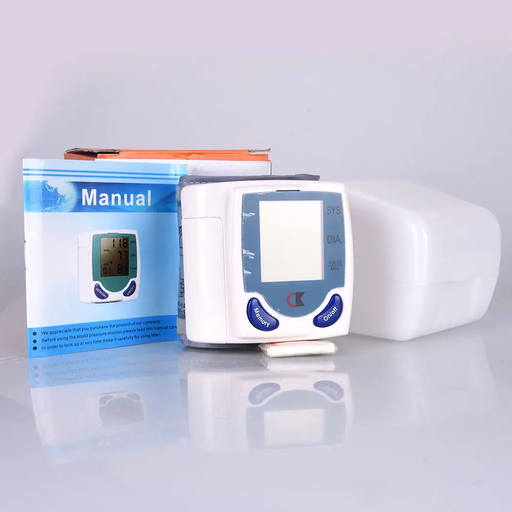 Монитор артериального давления на запястье медицинский тонометр с голосовым