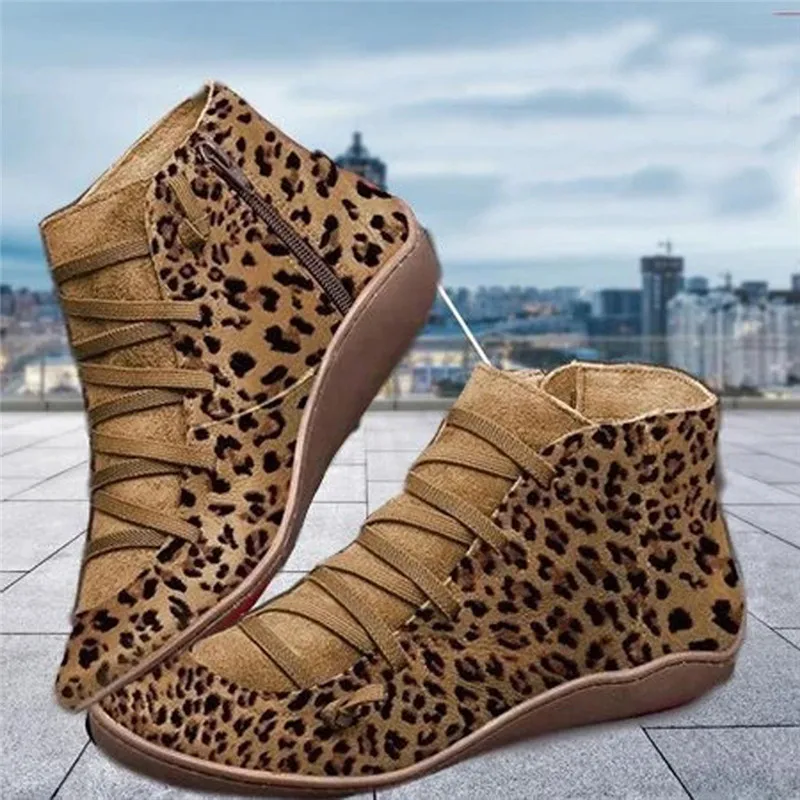 Женские зимние ботильоны из искусственной кожи Винтажные плюшевые полусапожки в