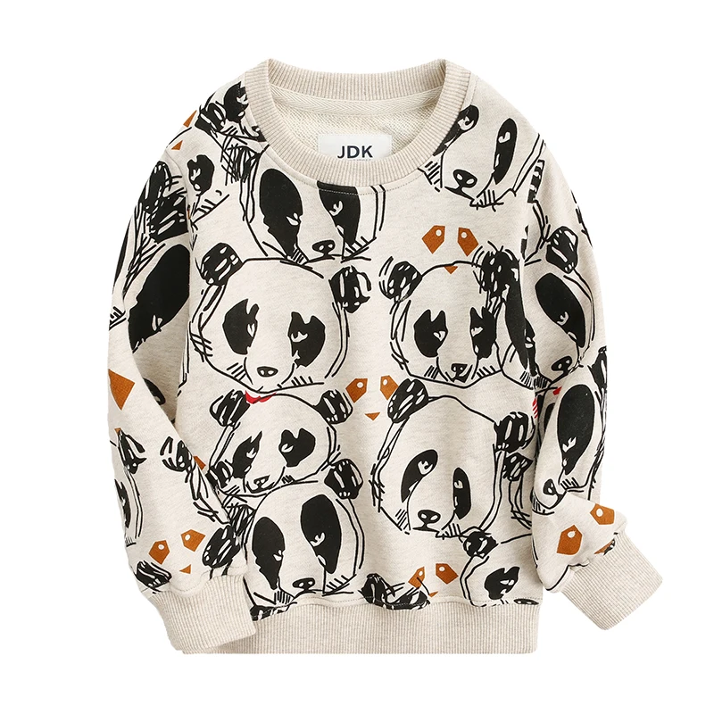 

Baby Boys Sweaters Fashion Autumn Winter New Toddler Clothes Kids Boys Cartoon Panda Print Christmas Sweaters Kids Knitted Coats
