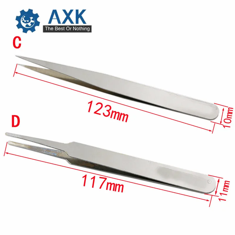 6pcs Tweezers Set Anti-Acid Non-Corrosive Maintenance Repair Tool part DT272 | Инструменты