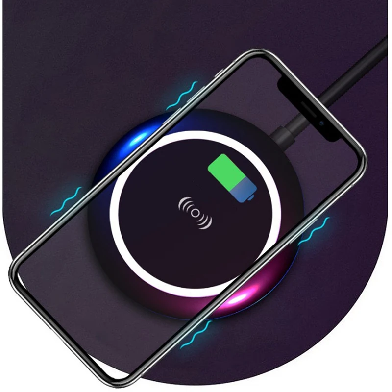9 в 1 Qi Беспроводное зарядное устройство концентратор USB C 3 Type к 0 HDMI RJ45 кардридер PD