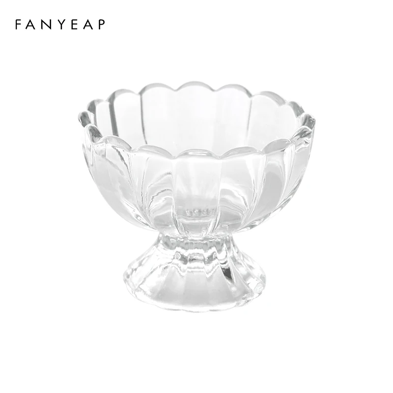 

Pudding Dessert Dish High Bowl Cake Snack Container Ice Cream Yogurt Goblet