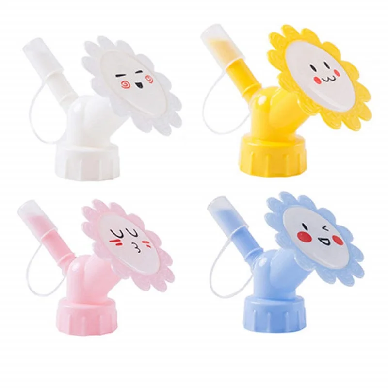 

Plastic Dual Head Bottle Cap Sprinkler Bottle Watering Spout Bonsai Watering Can For Indoor Seedlings Plant Garden Tool