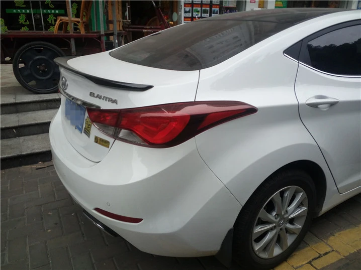 Спойлер для Hyundai Elantra заднее крыло из АБС пластика грунтовой цвет задний спойлер