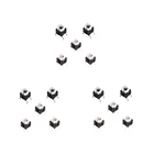 Тактильный Мгновенный Переключатель с микро-кнопкой с сквозным отверстием, 50 шт., 6*6 мм, светодиодный образец, зеленый, желтый, красный, белый, синий, желто-зеленый