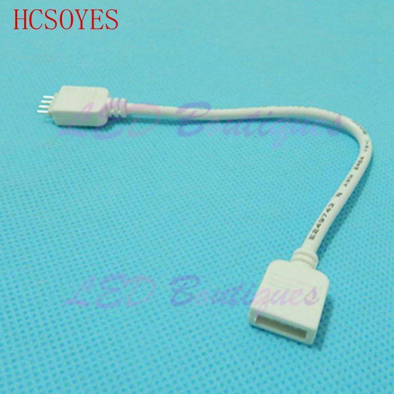 5 шт. 4 контактный Штекерный светодиодный разъем для 5050 smd RGB светодиодной ленты