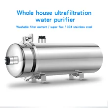 304 Stainless Steel Water Purifier Kitchen Household Tap Water Pre-filter Whole House Ultrafiltration Machine Well Water Filter