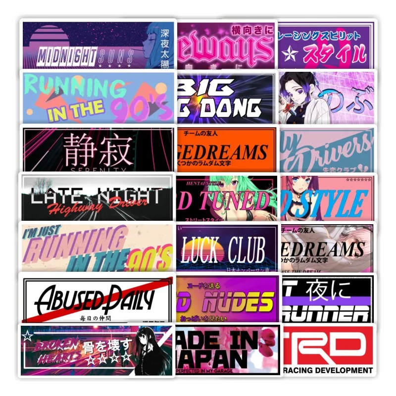 48 шт. стикеры для чемоданов скейтбордов ноутбуков холодильников телефонов |