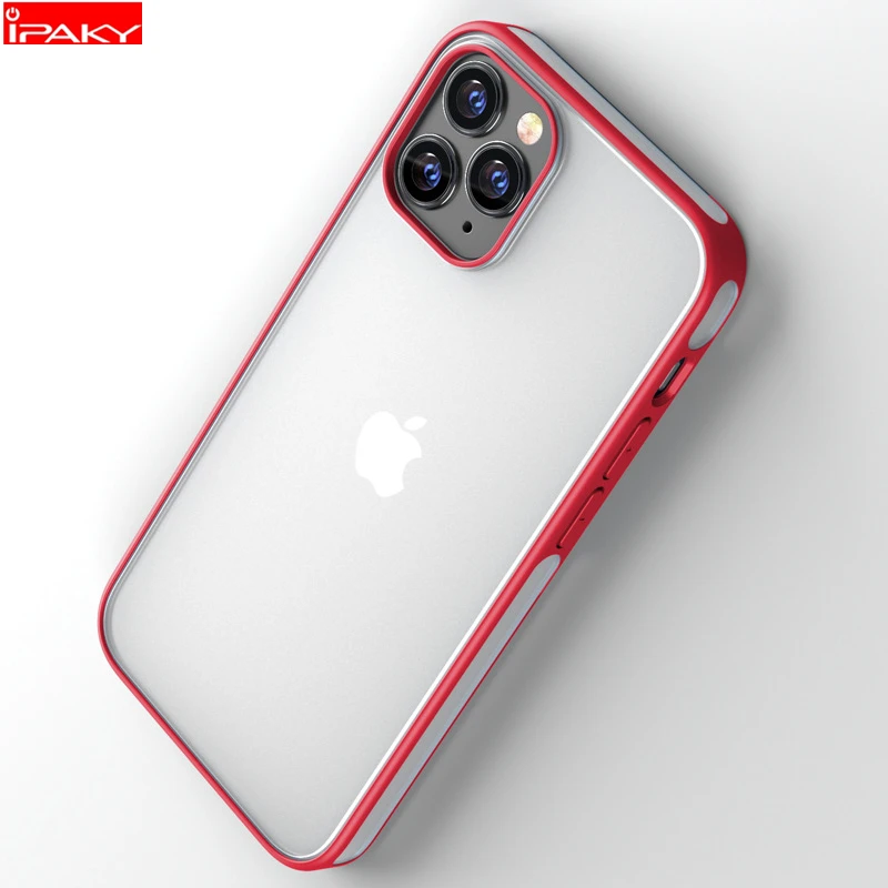 

Чехол для iPhone 12, противоударный, прозрачный, матовый, приятный на ощупь, для 12 Pro, 12 Pro Max