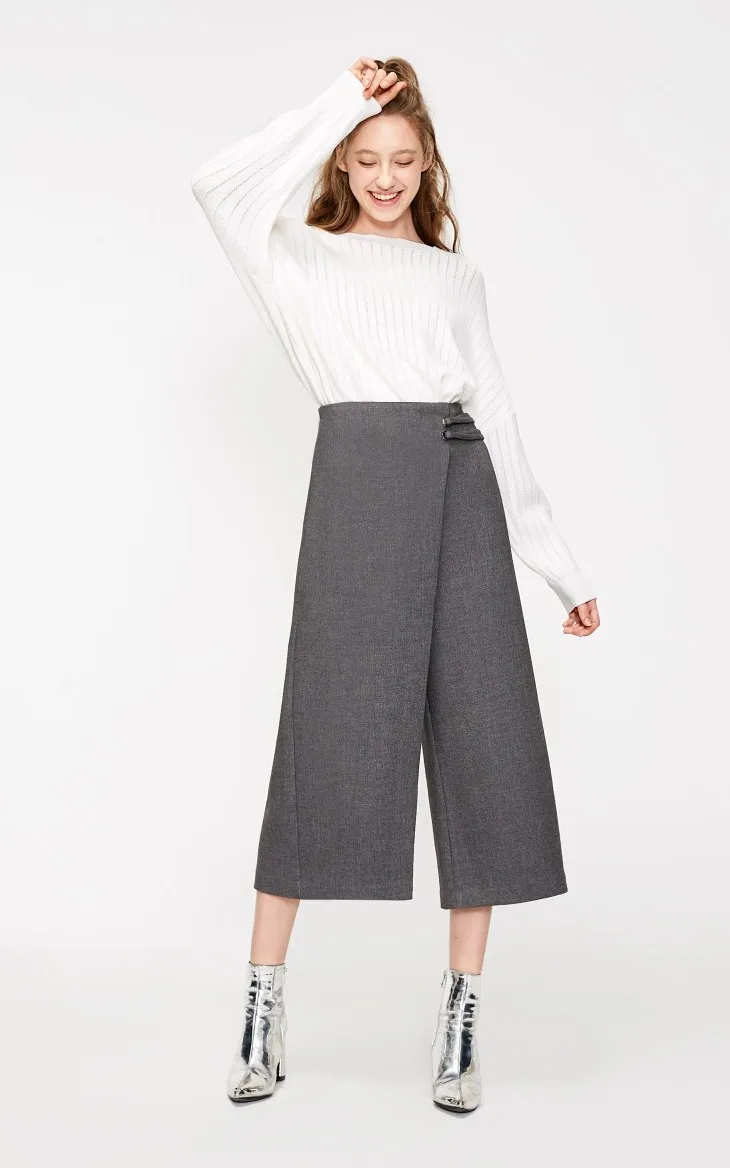Vero Moda женские зимние модные свободные широкие брюки женские| 31836J522
