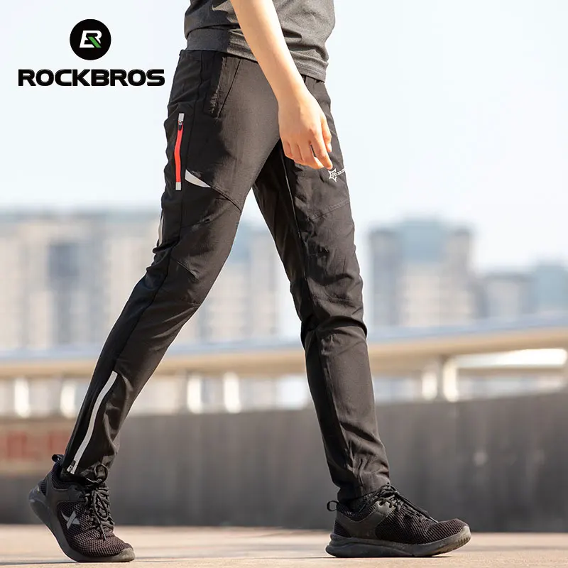

ROCKBROS Cycling Pants Spring Summer Outdoor Sports Long Trousers Running Hiking Camping Fishing Biking Fitness Bike Pants